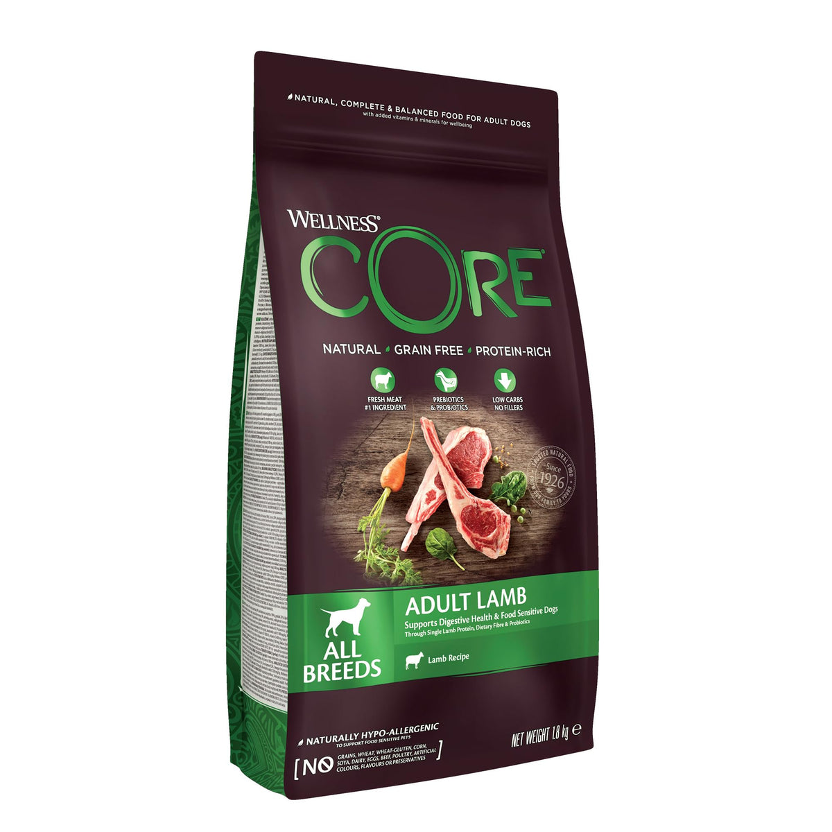 Wellness CORE Active Life 10 kg, Chicken & Turkey – Dry Dog Food