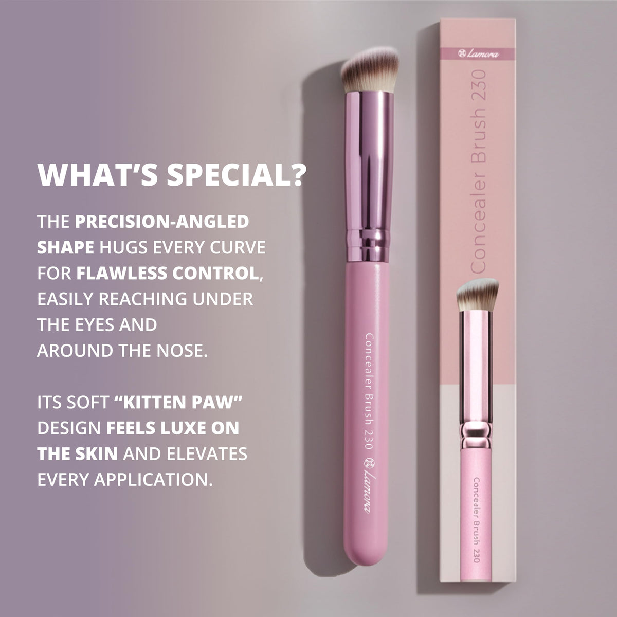 Make Up Brush Foundation Kabuki Flat Top, Perfect For Blending Liquid Cream