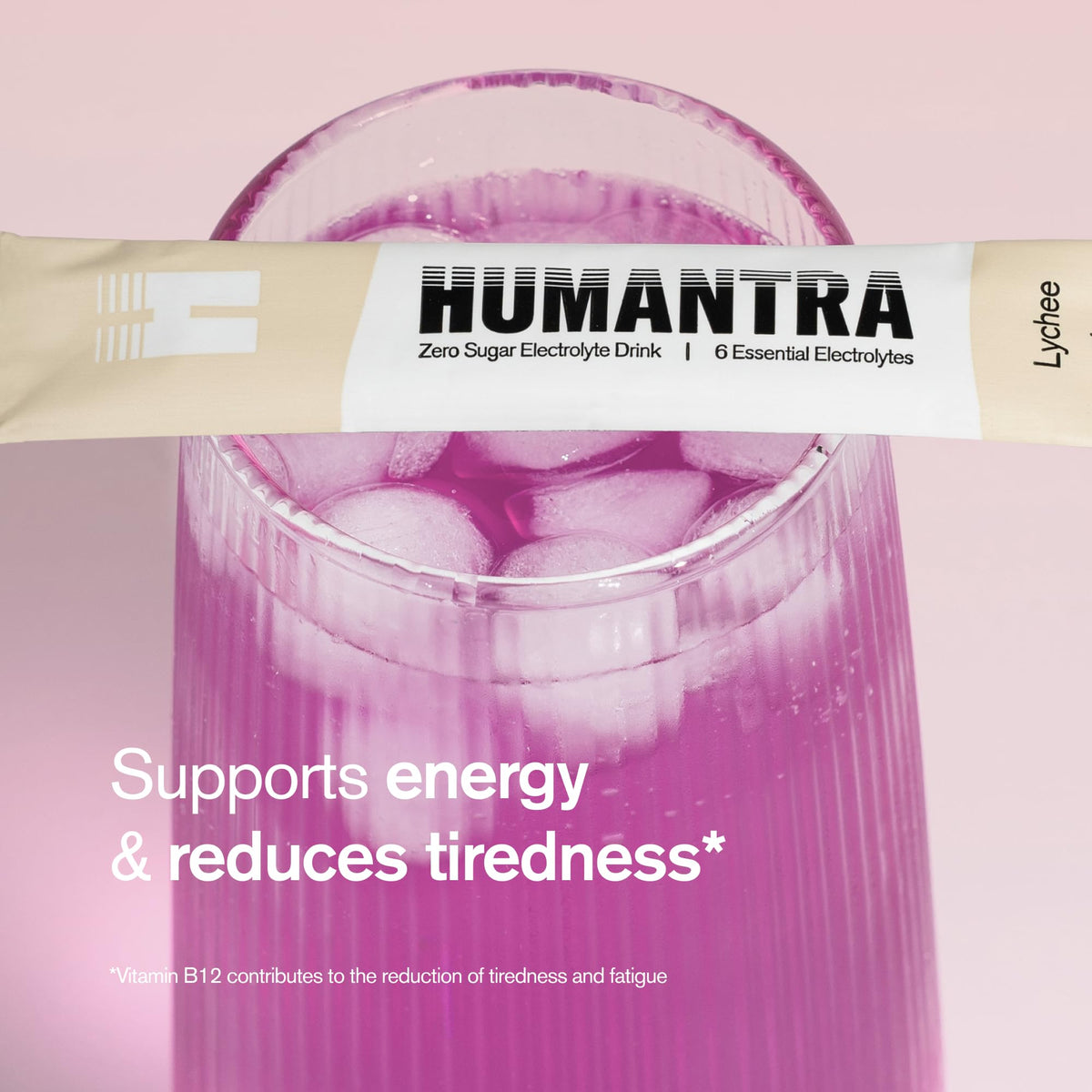 Humantra Electrolytes Powder Hydration Sachets - Himalayan Lime, 20ct