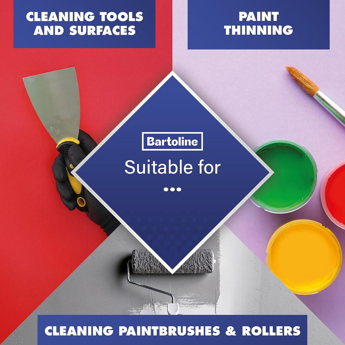 Bartoline White Spirit 500ml – High-Quality Paint Thinner & Brush Cleaner for DIY