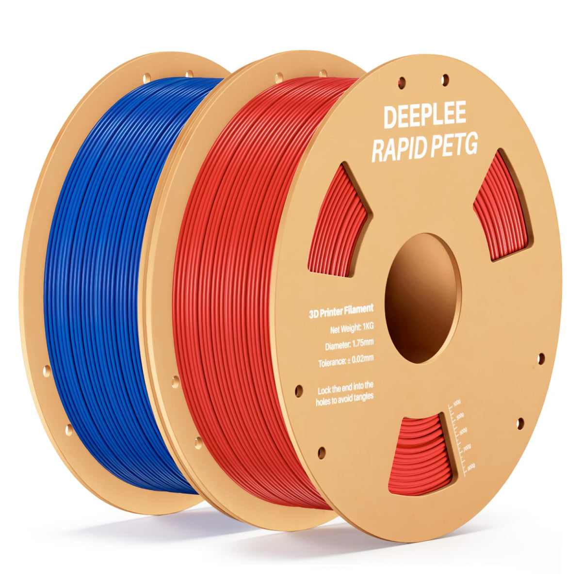 DEEPLEE Rapid PETG Filament 1.75mm Black 1KG