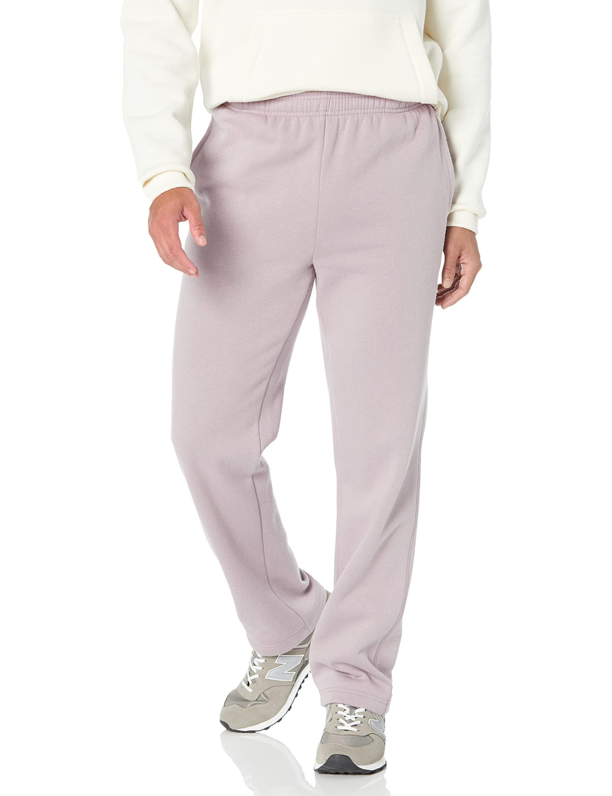 Amazon Essentials Men's Fleece Open Bottom Sweatpant (Available in Big and Tall)