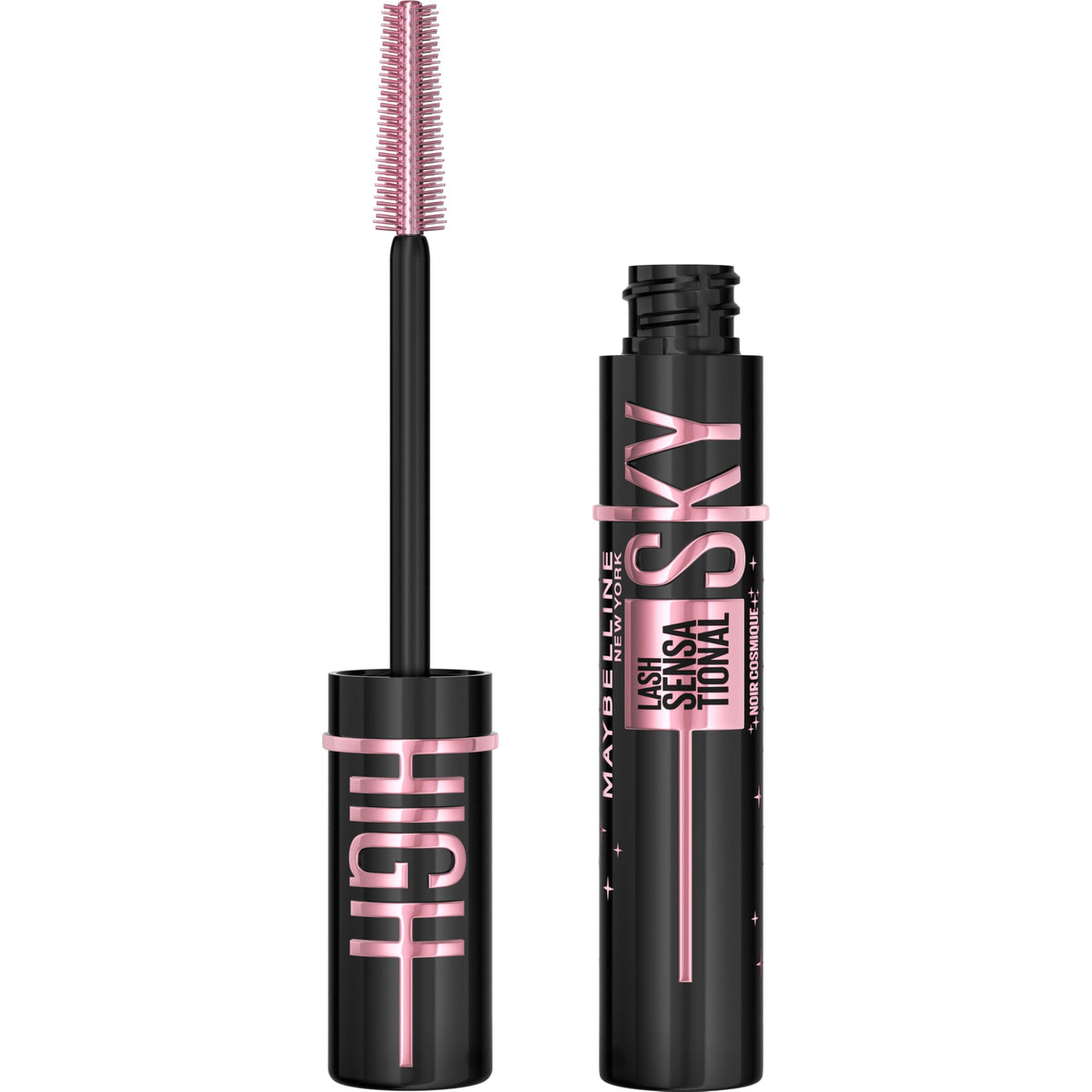 Maybelline Mascara, Lash Sensational Sky High Volumizing Thickening, Black
