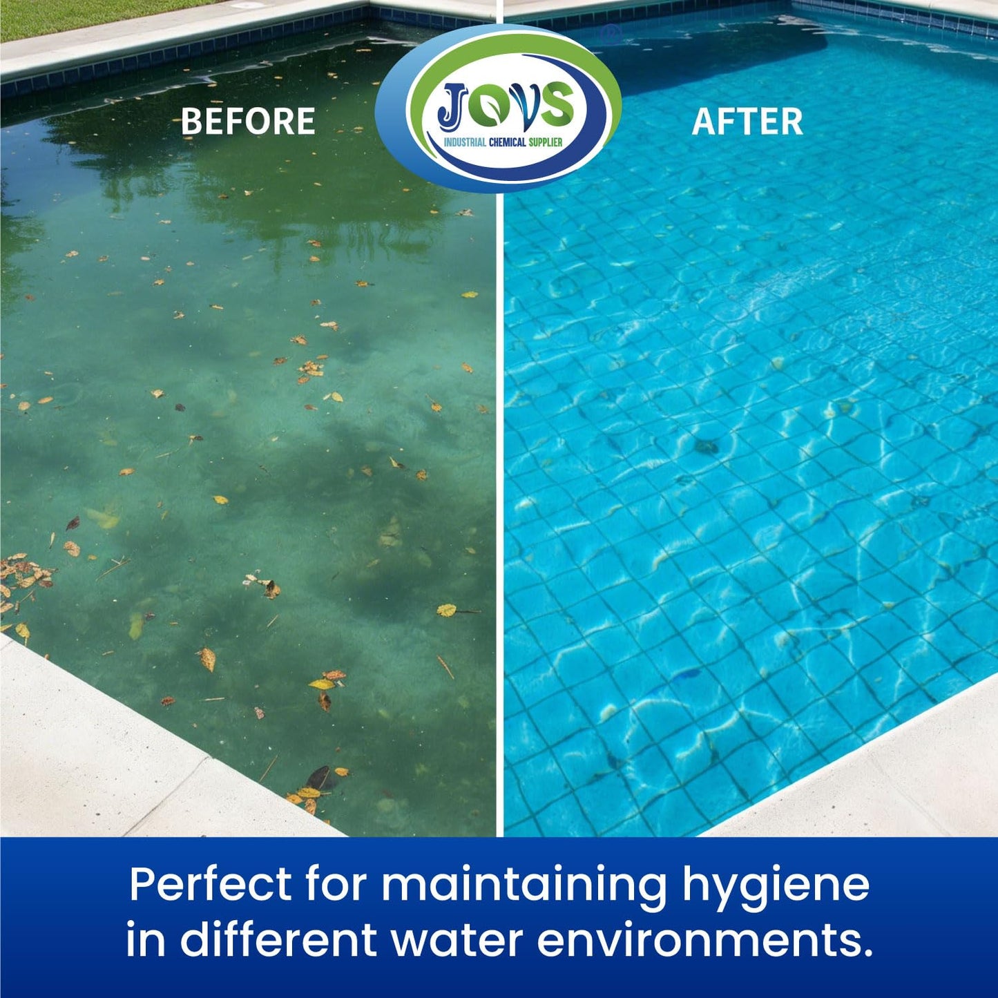 JOVS Chlorine Tablets for Hot Tub 5kg, Swimming Pool & Lay-Z-Spa | 5 in 1 Multifunction Formula 20g Chlorine Tablets | Sterilising Tablets for Spa & Paddling Pool.