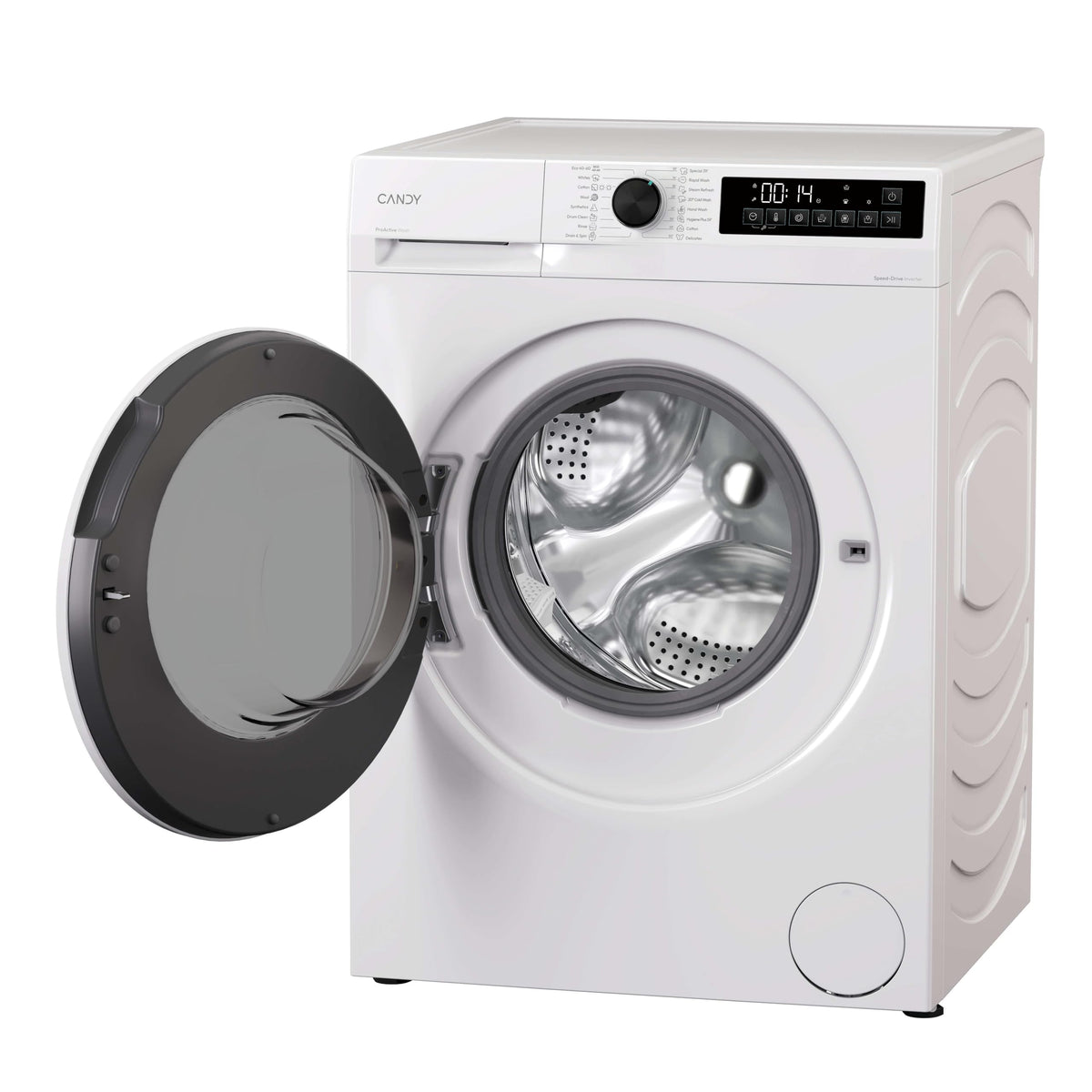 Candy Quick Pro Washer Dryer, 9kg Wash + 6kg Dry, Black, A-20%/D, 1400 RPM