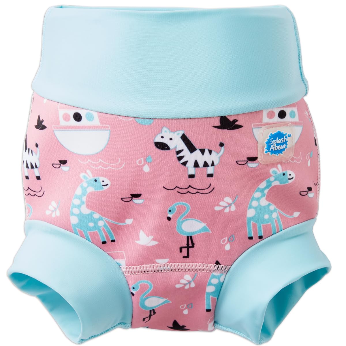 Splash About Happy Nappy Wiederverwendbar Schwimmwindel, Forest Walk, 6-12 Monate Baby and Toddler Swim Nappy