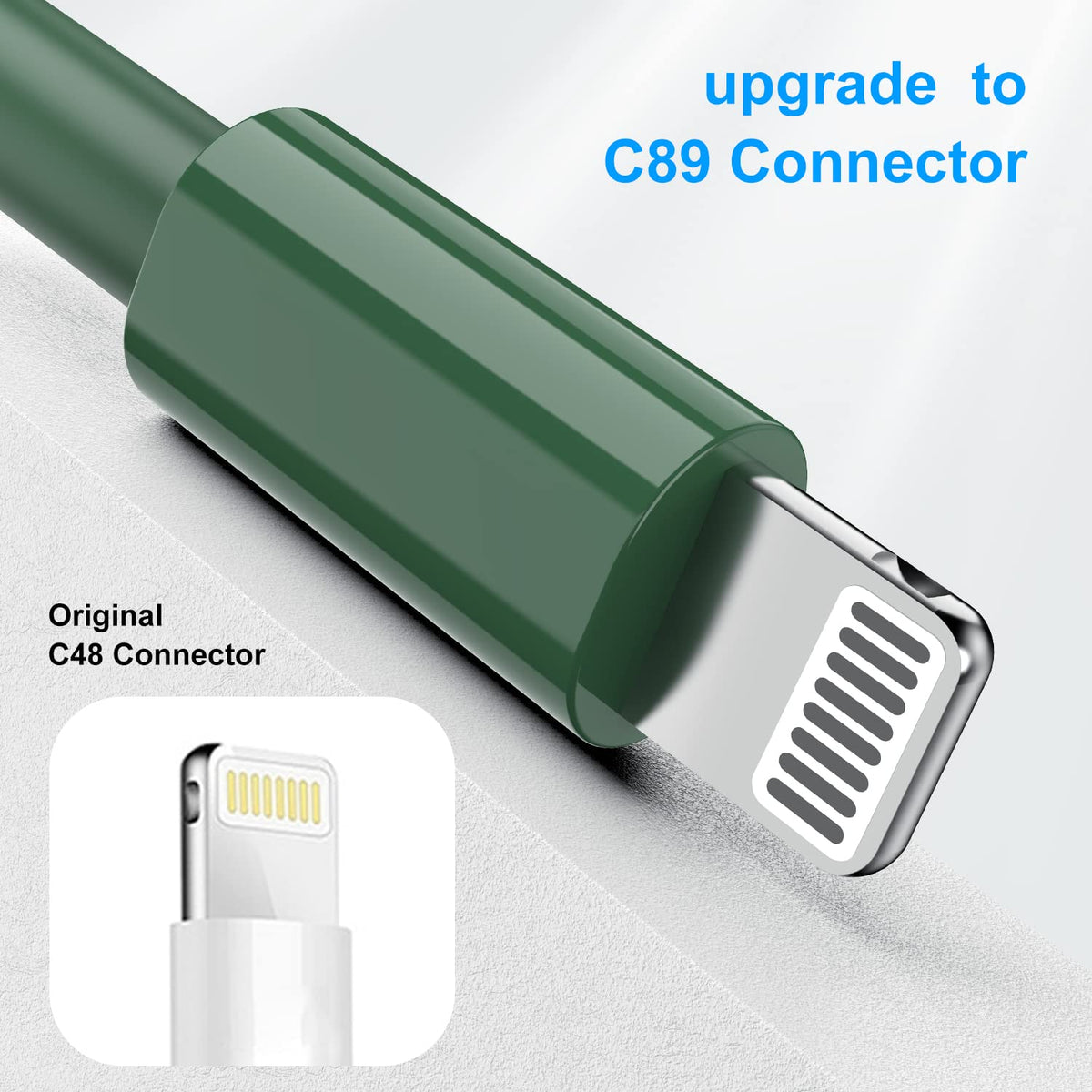 2 Pack Apple MFi Certified iPhone Charger Cable 2m, Apple Lightning to USB Cable Cord 2 metres Fast Charging A pple Phone Long Cable for iPhone13/12/12 mini/ 11/11Pro/Max/X/XS/XR/XS Max/8/7/6/iPad