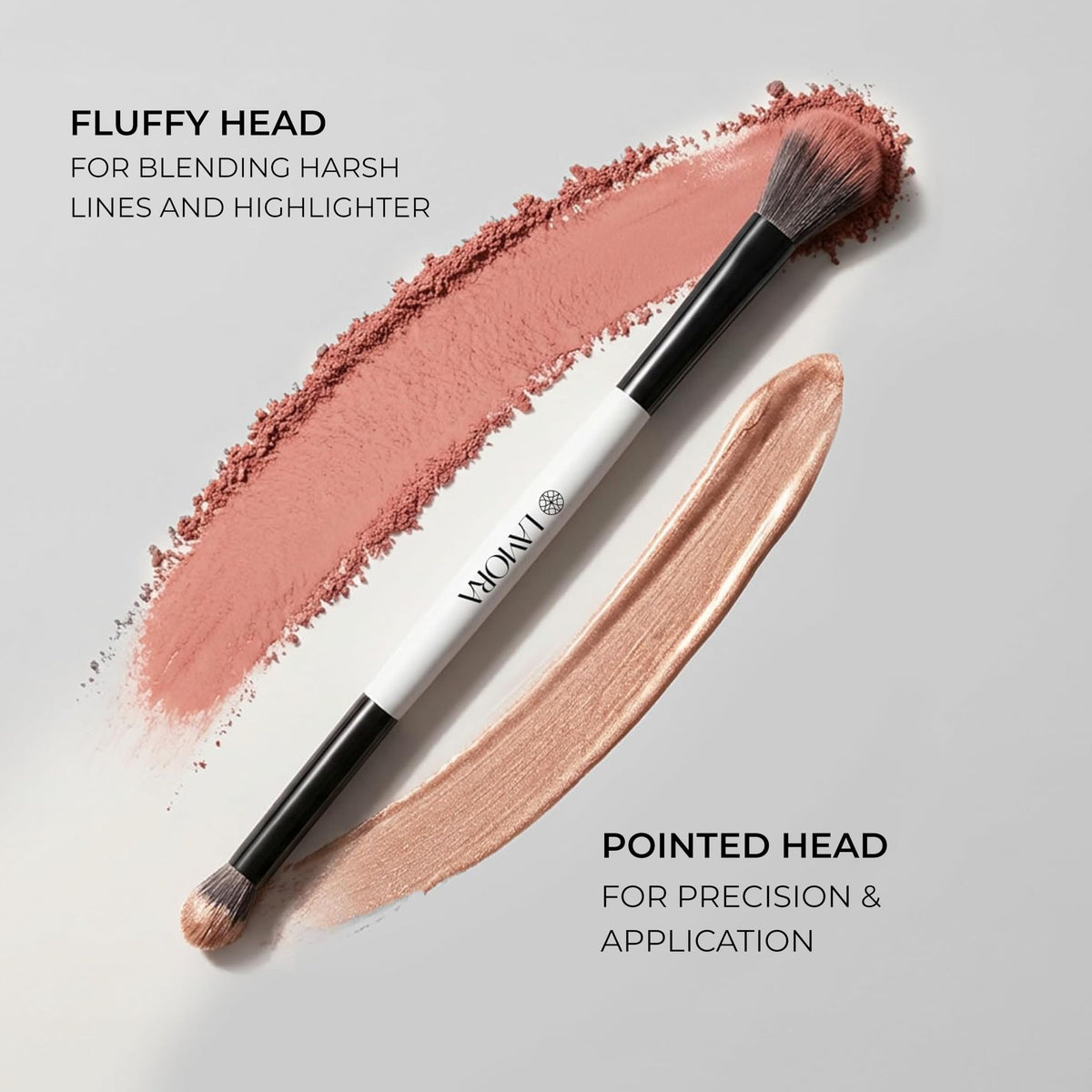 Make Up Brush Foundation Kabuki Flat Top, Perfect For Blending Liquid Cream