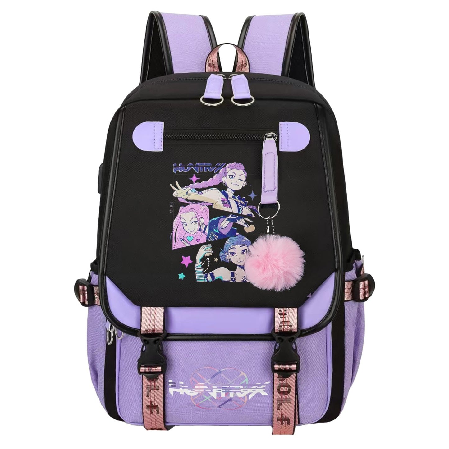 yumcute De-mn Backpack Kids, Teen Game School Bags, Children Primary Schoolbag, Children's School Backpack, 17 Inch Large Capacity Travel Rucksack Waterproof Boys Girls Book Bags for Aged 3-12 Years