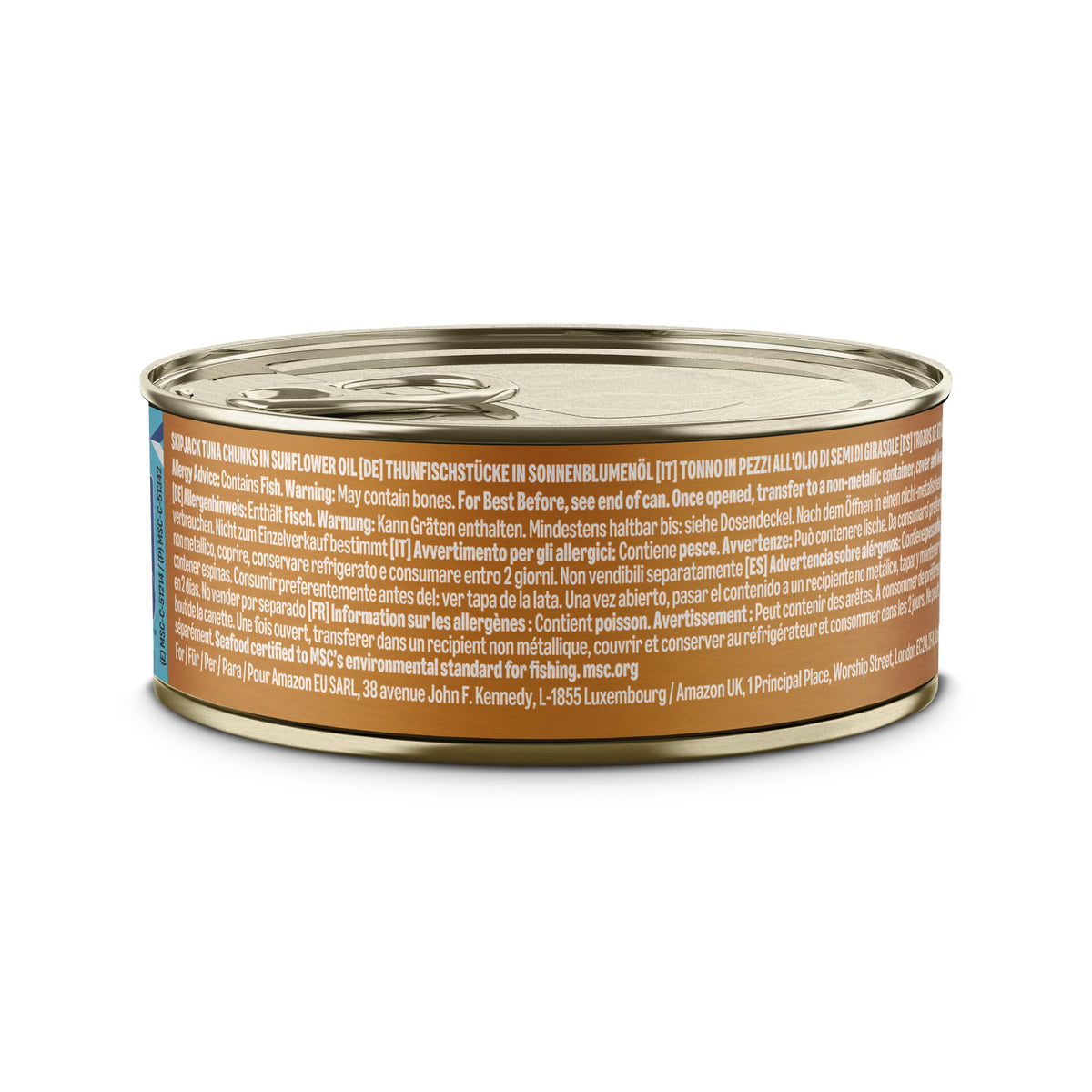 by Amazon MSC Skipjack Tuna Chunks in Spring Water, 4x145g