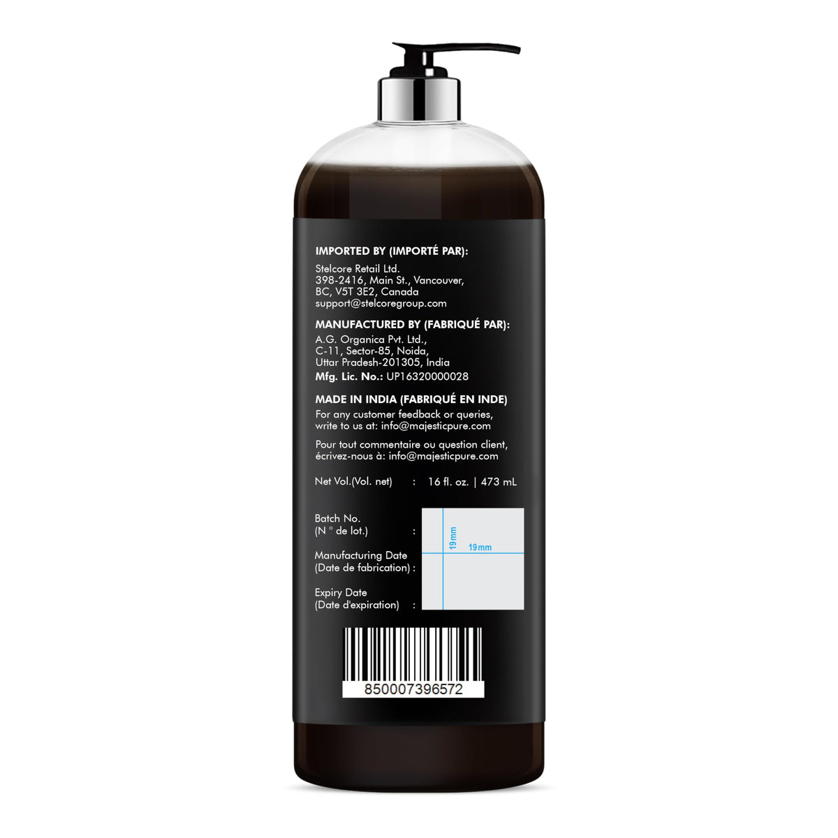 Majestic Pure Vitamin E Oil 100% Pure and Natural Oil - 236 ml