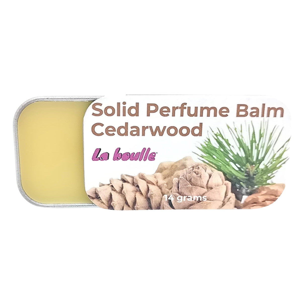 Sandalwood Solid Natural Perfume Balm. For sensitive skin. Handmade in UK.