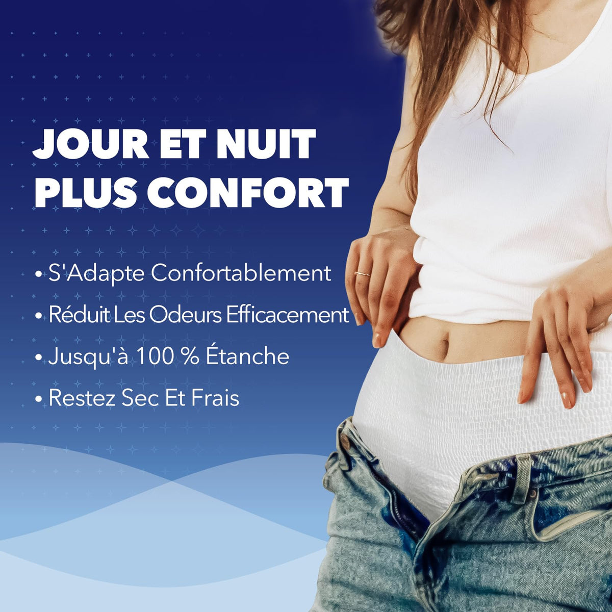 SUNKISS Incontinence Pants for Men and Women, Small/Medium, 64 Count (4×16)