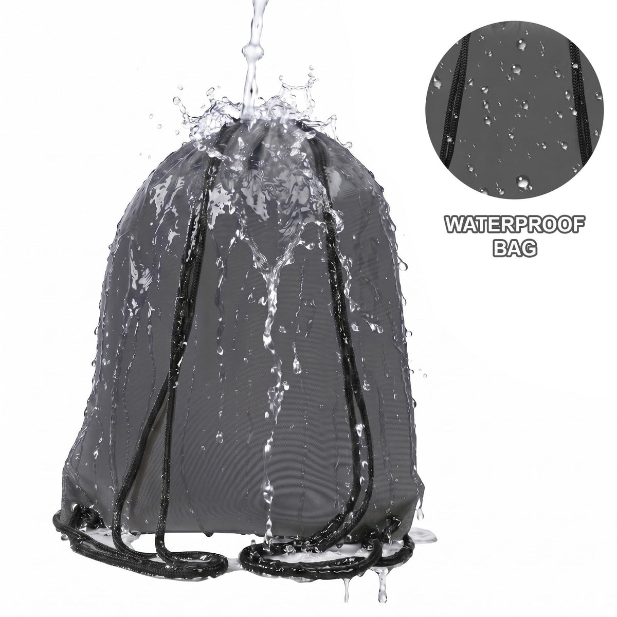 WESTWOOD FOX Drawstring Gym Bag String Bags Gym Sack Backpack PE Bags for Women Men Trainer Swimming Bag Travel Beach School Holidays Suitable for Sports,kids,Boys,Girls (Green)