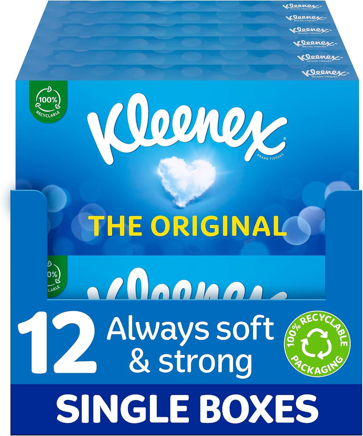 Kleenex® Original Facial Tissues - Multipack 12 Tissue Boxes