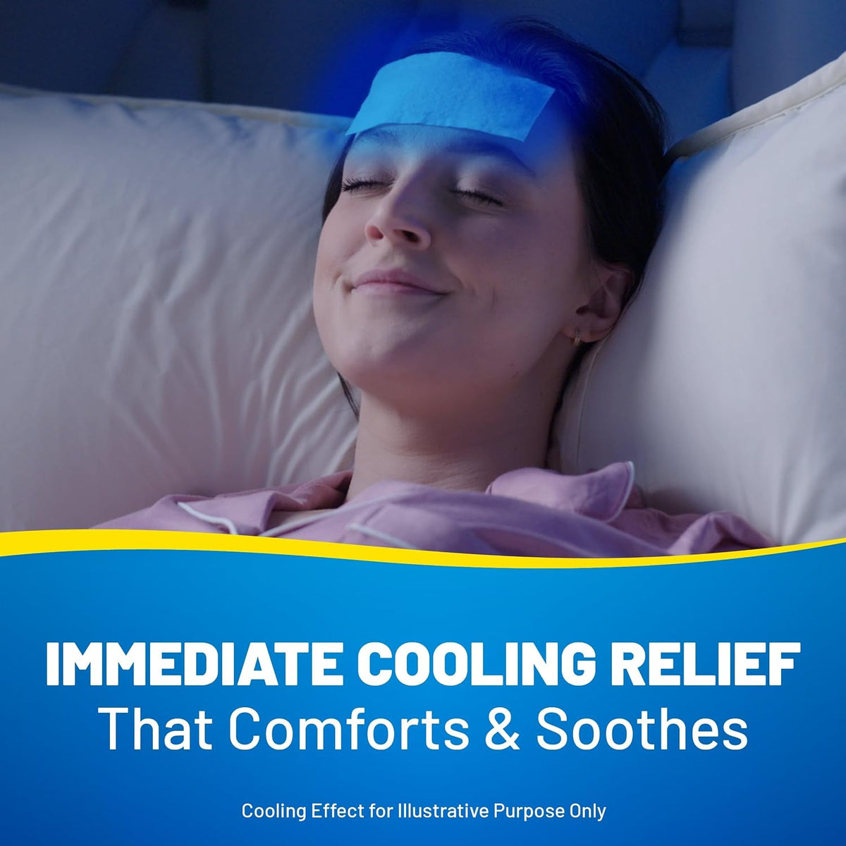 KOOL 'N' SOOTHE Migraine Cooling Gel Sheets - 4 Pack