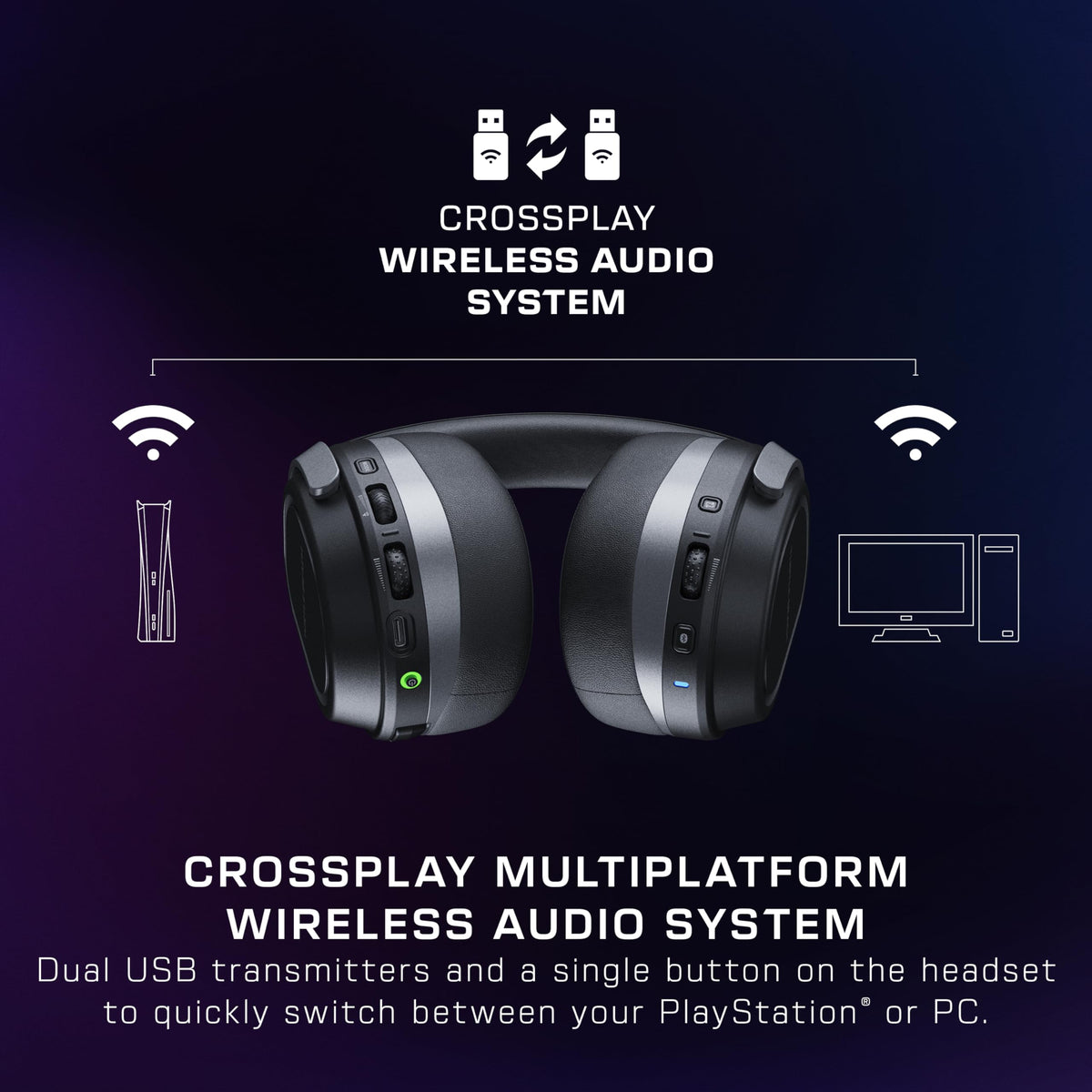 Turtle Beach Stealth 700 Wireless Gaming Headset for XBOX, PS5, PC, Mobile