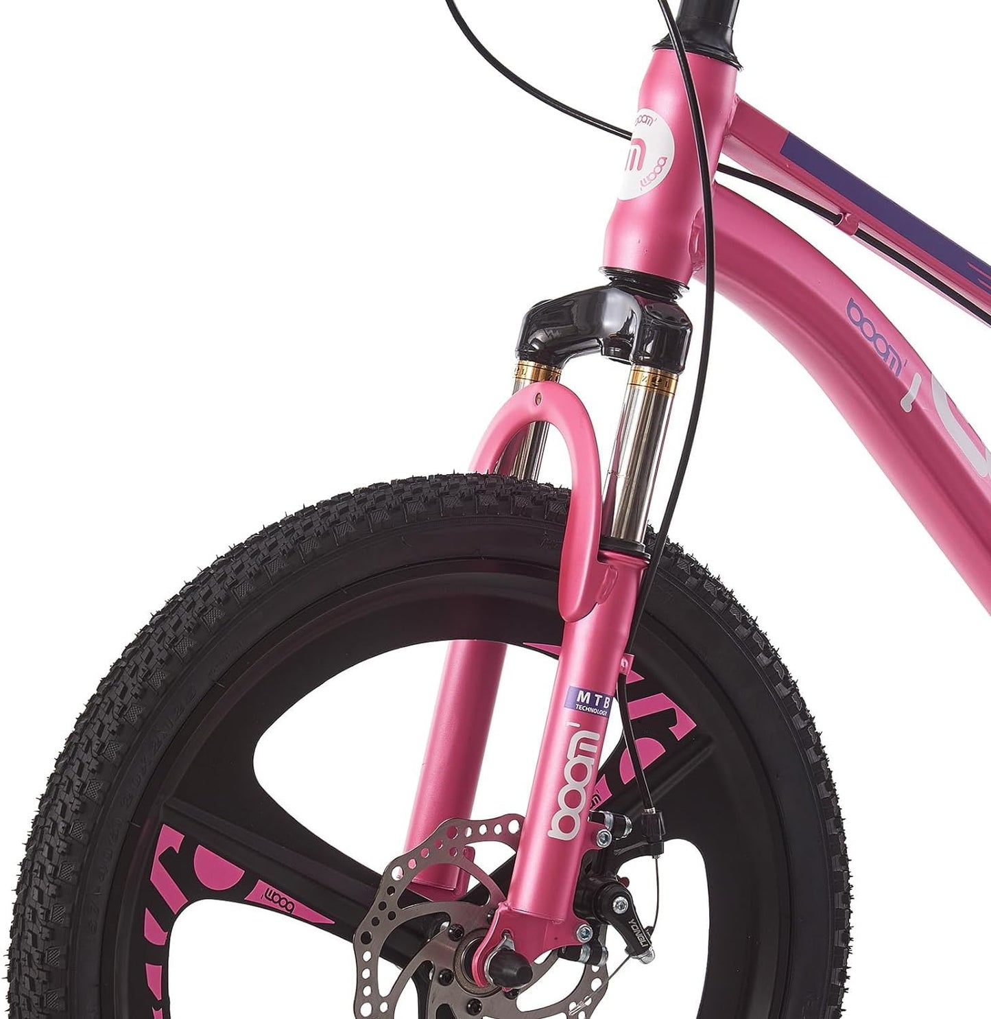 BSTSEL Kids Bike 18" 20" 22" 24" Inch Youth Bike Shock Absorber Bike,12.25-Inch Frame,V-Brakes,Suitable for 9-14 Year Old Boys and Girls Mountain Bikes Pink Blue Bicycle