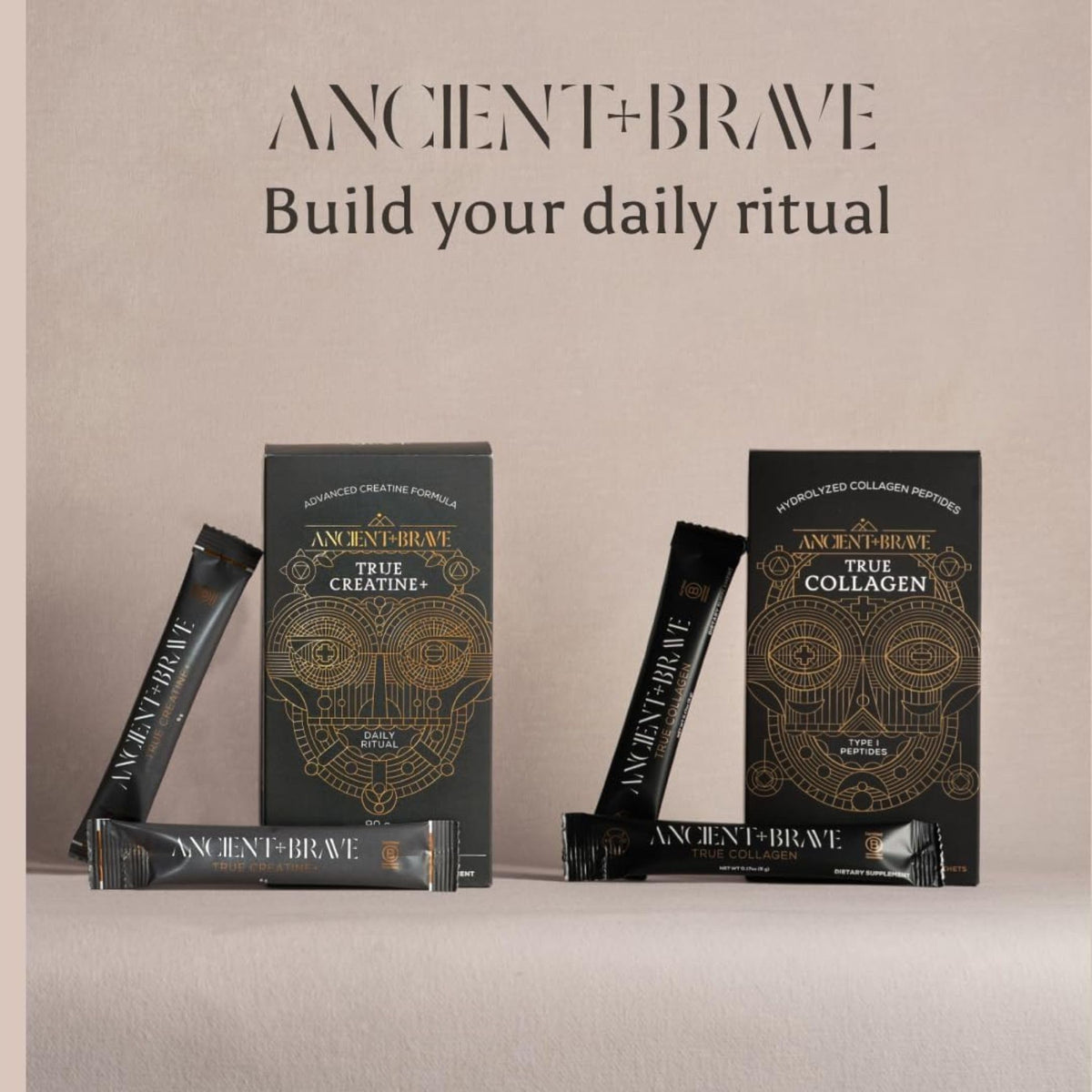 Ancient + Brave True Collagen Powder 200g | 40 Servings | Bovine Collagen