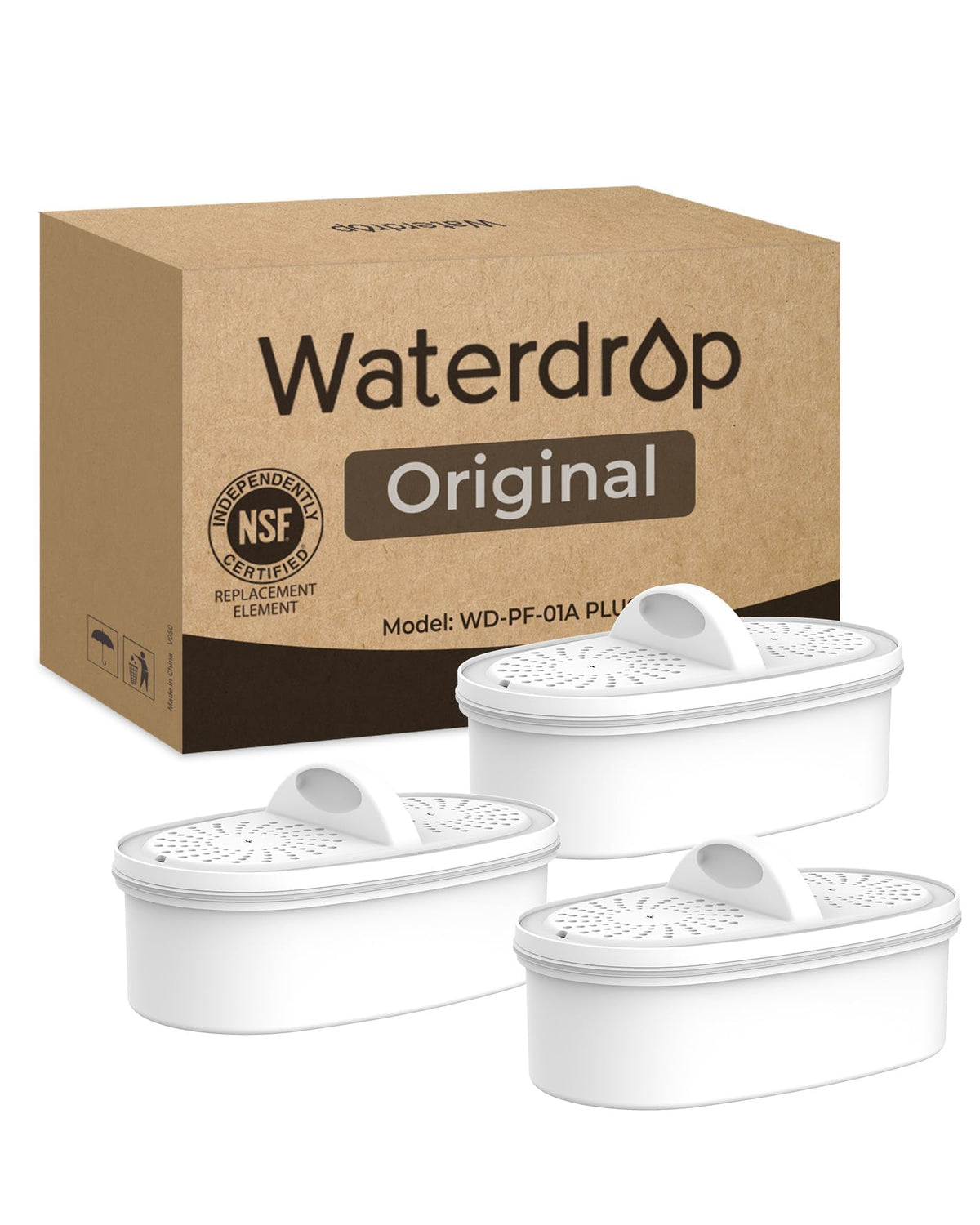 [Original] Waterdrop PF-01A Water Filter for Waterdrop Jug, 3 Months Each
