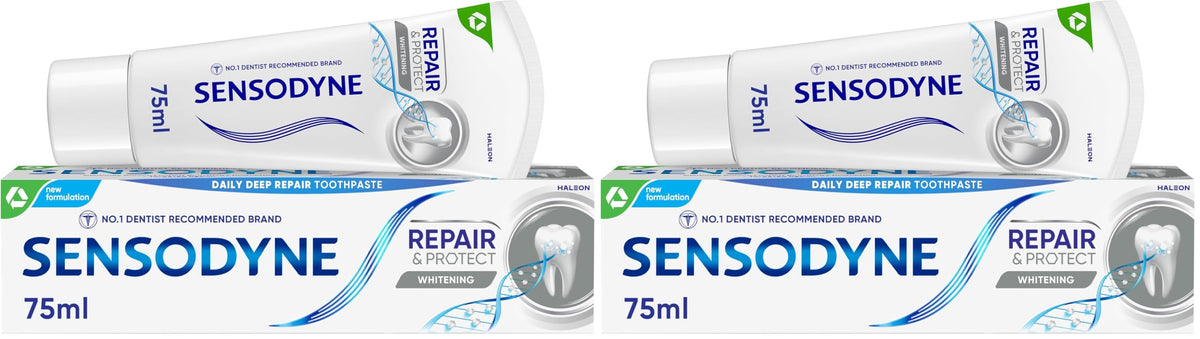 Sensodyne Repair and Protect Whitening Toothpaste for Sensitive Teeth 75 ml