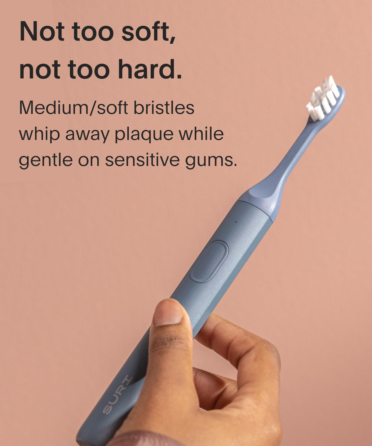 SURI Recyclable Electric Toothbrush Heads | Core & Pro Compatible | Long Lasting Replacement Heads | Pack of 3 | Winter Fern