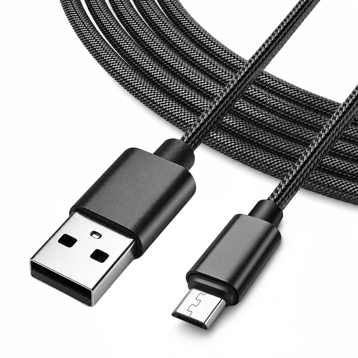 Superer 1.5 M 2 Pack Micro USB Charger Cable Fit for Sony PS4, Xbox One