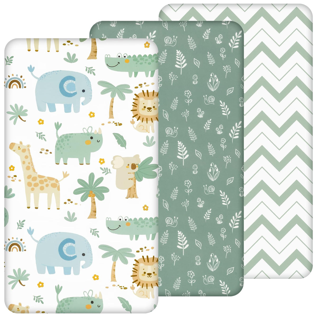 Cot Bed Sheets 120x60 cm Fitted for Baby and Toddler