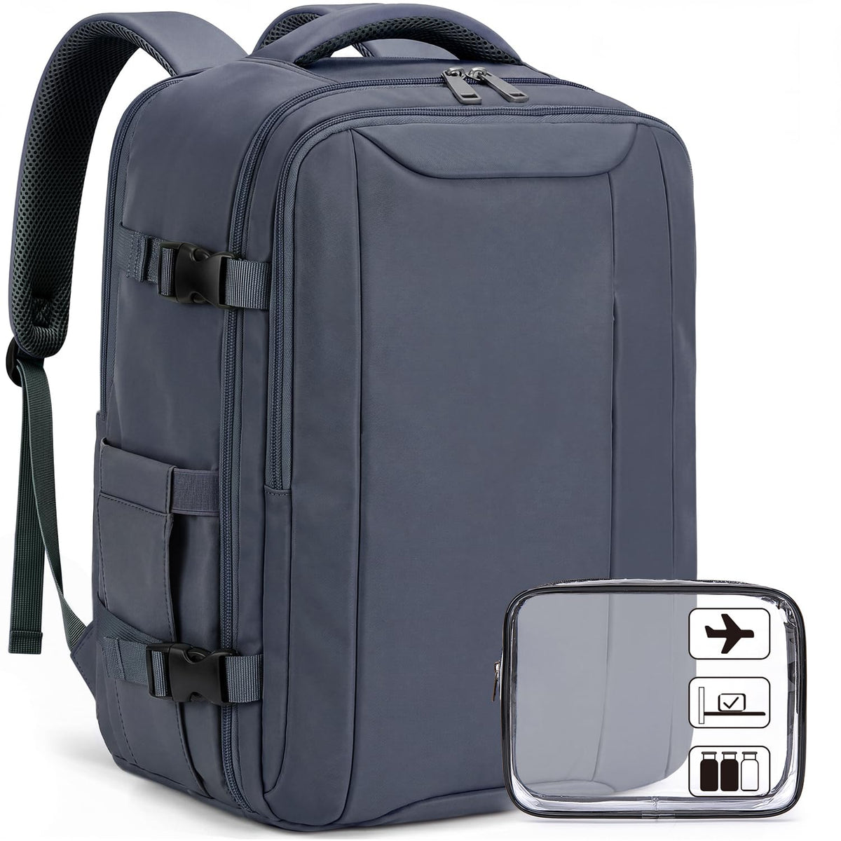 Xkdoai for Ryanair Cabin Bags 40x30x20,Backpack with TSA Approved Clear Bag