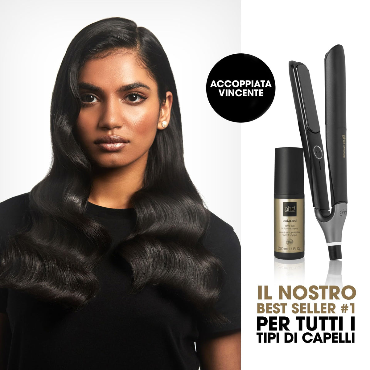ghd Bodyguard Hair Heat Protect Spray, Lightweight Invisible Protection
