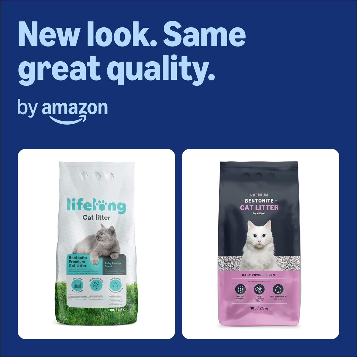 by Amazon Clumping Corn Cat Litter, Unscented, 10 L (Pack of 1) (Previously a Lifelong brand, same product)
