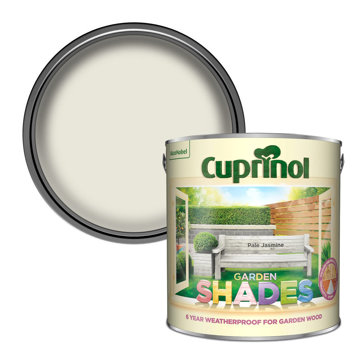 Cuprinol Garden Shades Exterior Woodcare, Country Cream, 1 Litre