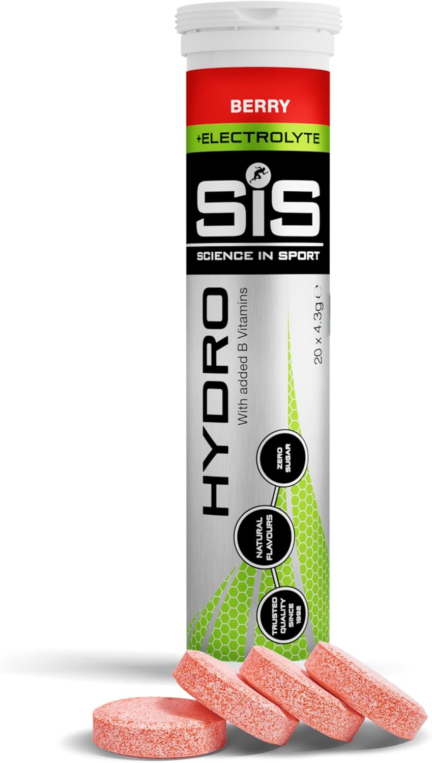 Science in Sport Hydro Electrolyte Tablets, Berry, 20 Tablets