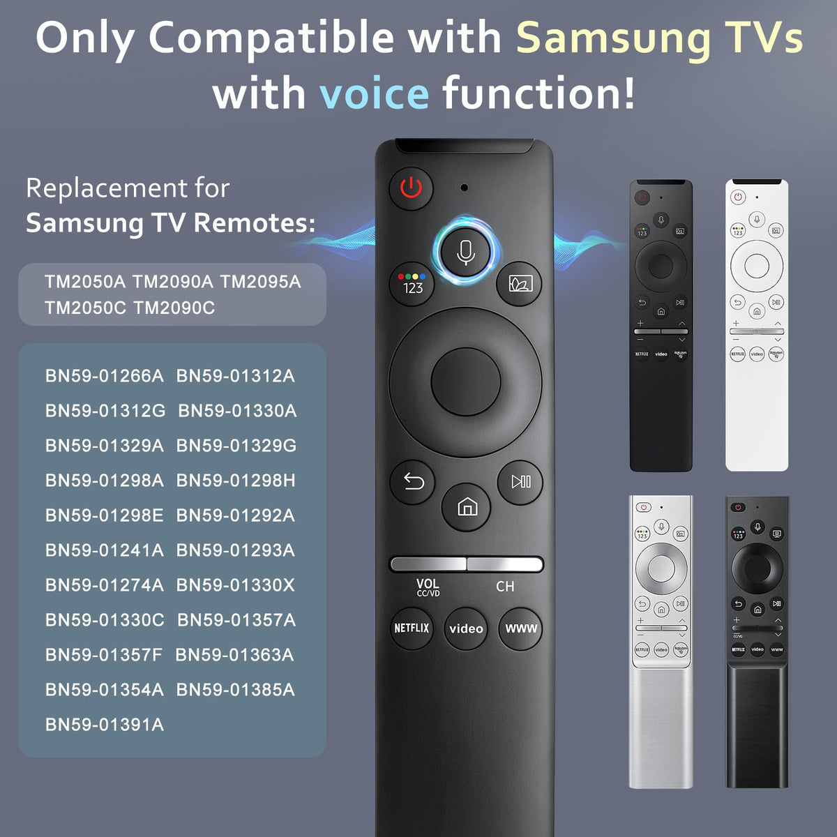 Universal for Samsung TV Remote Replacement【2 Pack】