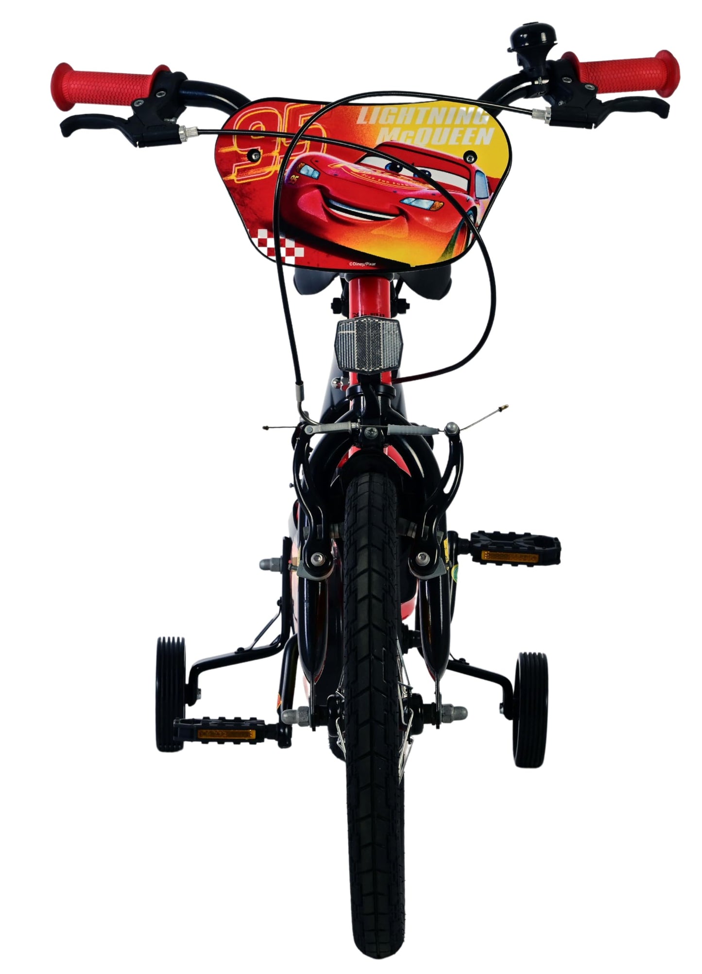 Volare Official Marvel Spider-Man Kids Bike 12" with Stabilisers — Ages 3-4