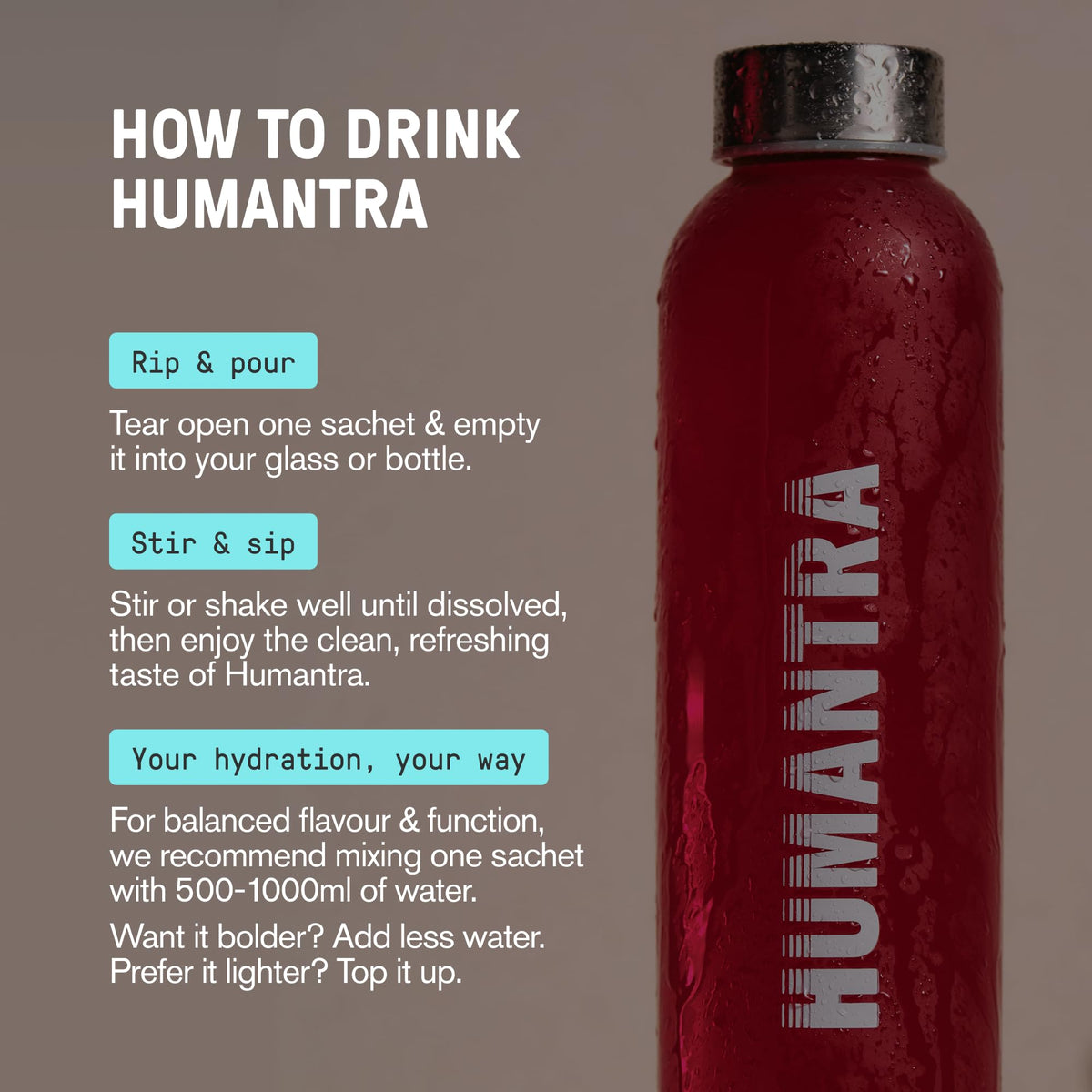 Humantra Electrolytes Powder Hydration Sachets - Himalayan Lime, 20ct