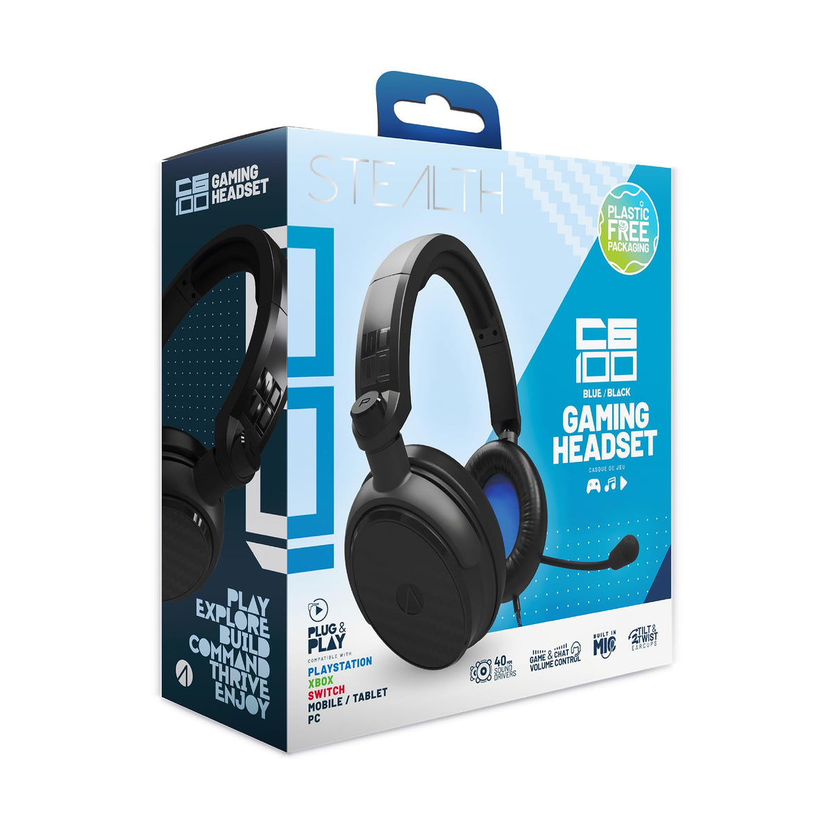 STEALTH C6-100 Gaming Headset Range (Green)