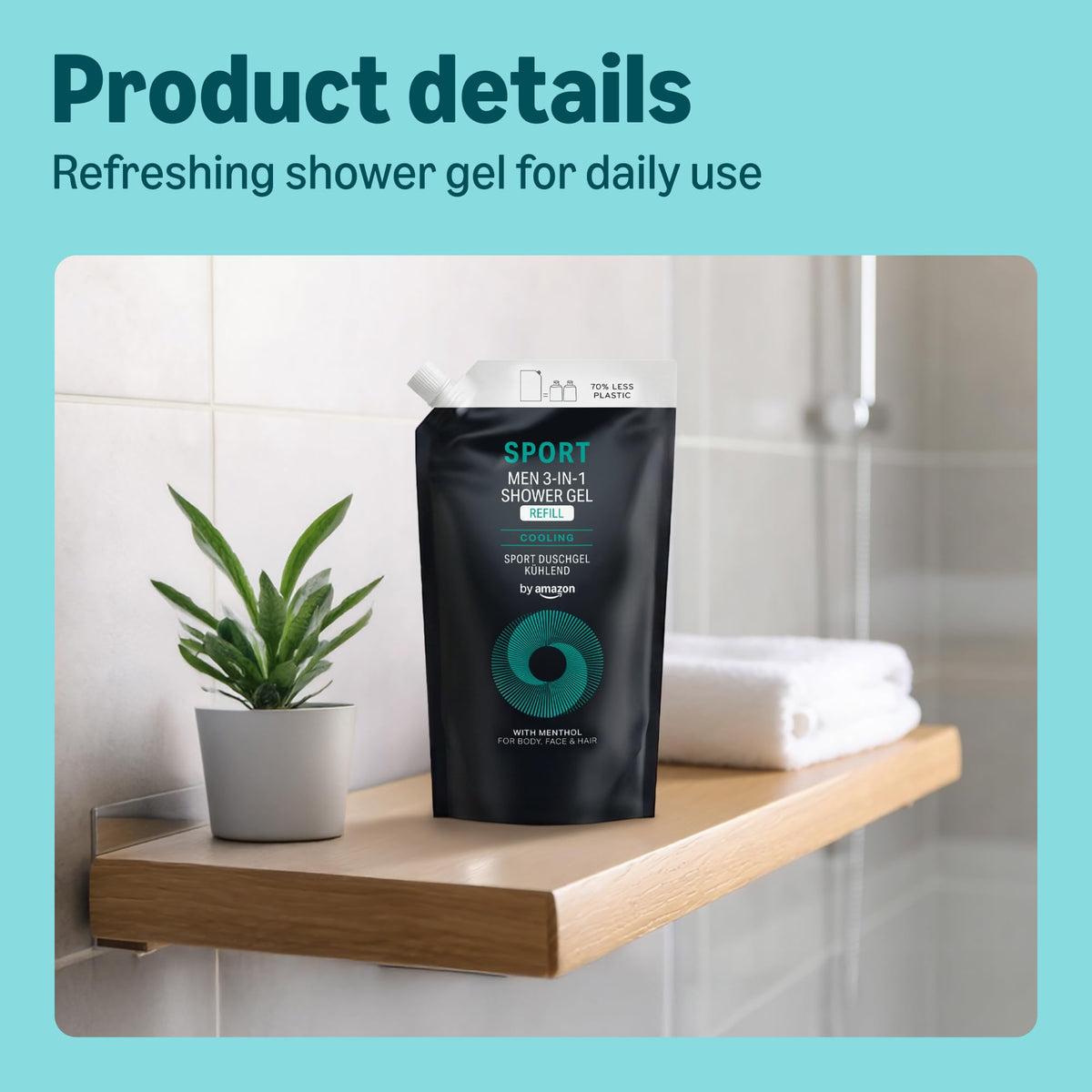 by Amazon Milk & Honey Hand Soap Refill, 2 x 1000ml