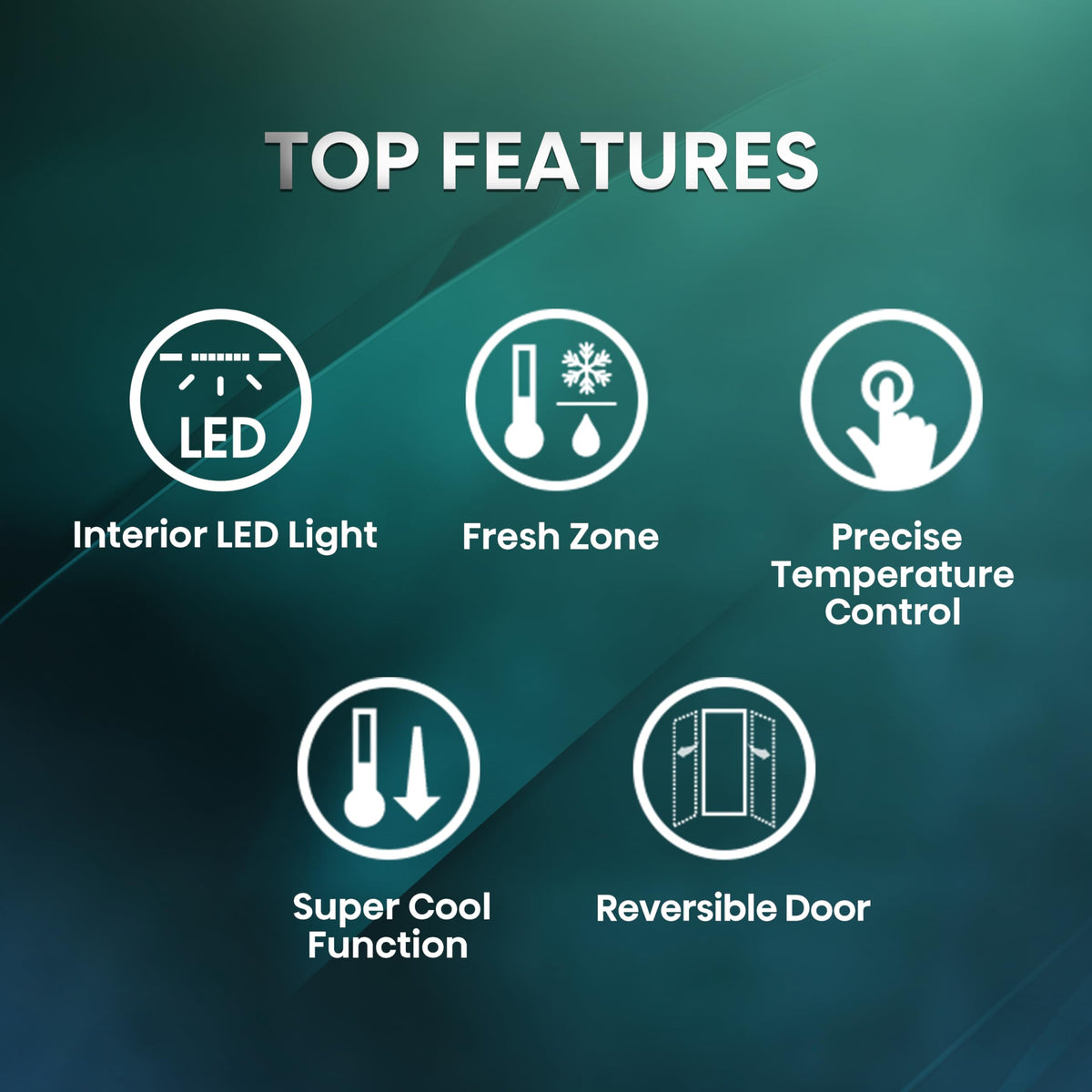 Hisense FV298N4ACE Tall Freestanding Freezer 240 Litre Capacity Total No Frost with LED Display 59D x 59.5W x 172H cm - Stainless Steel, Silver