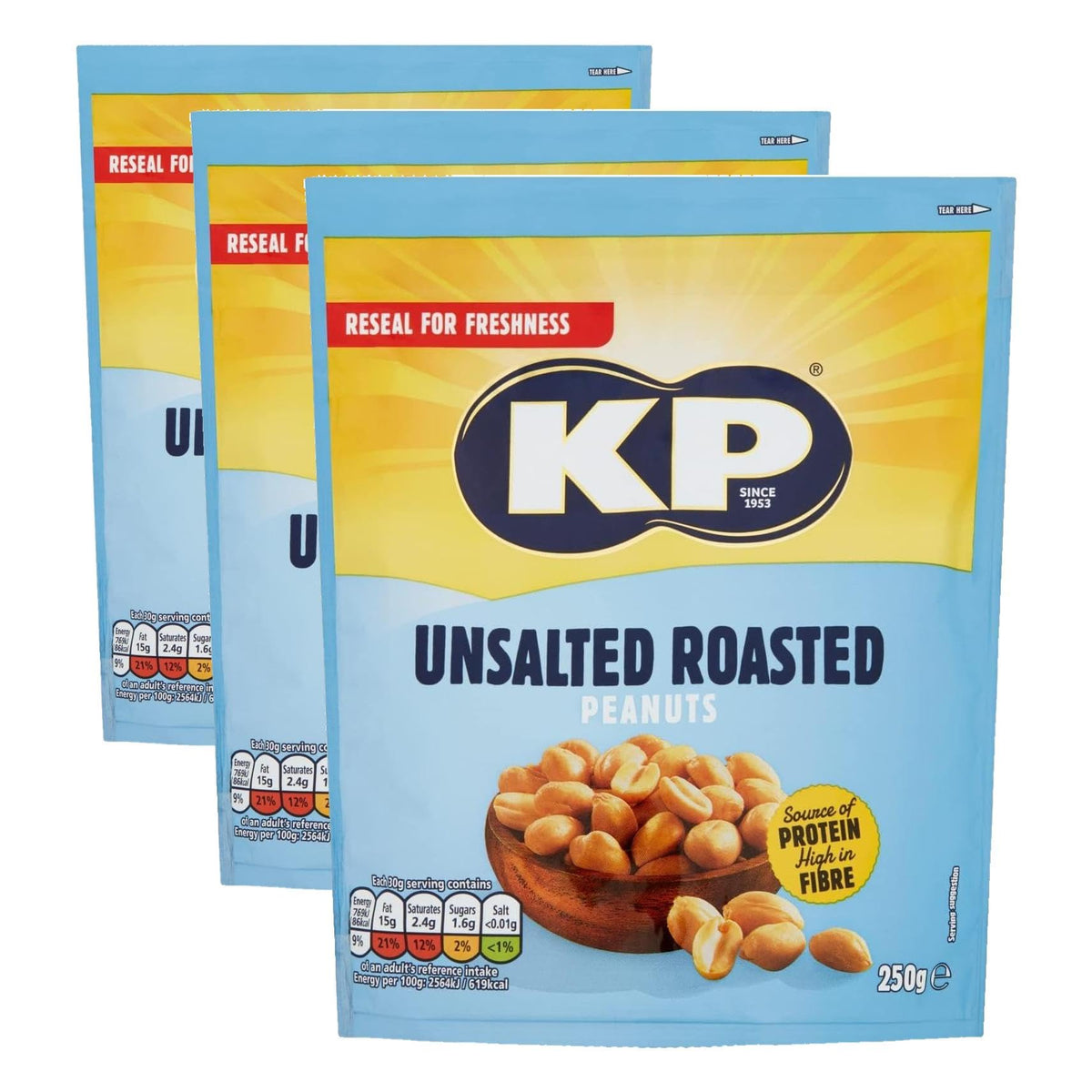 KP Original Salted Peanuts, 50g