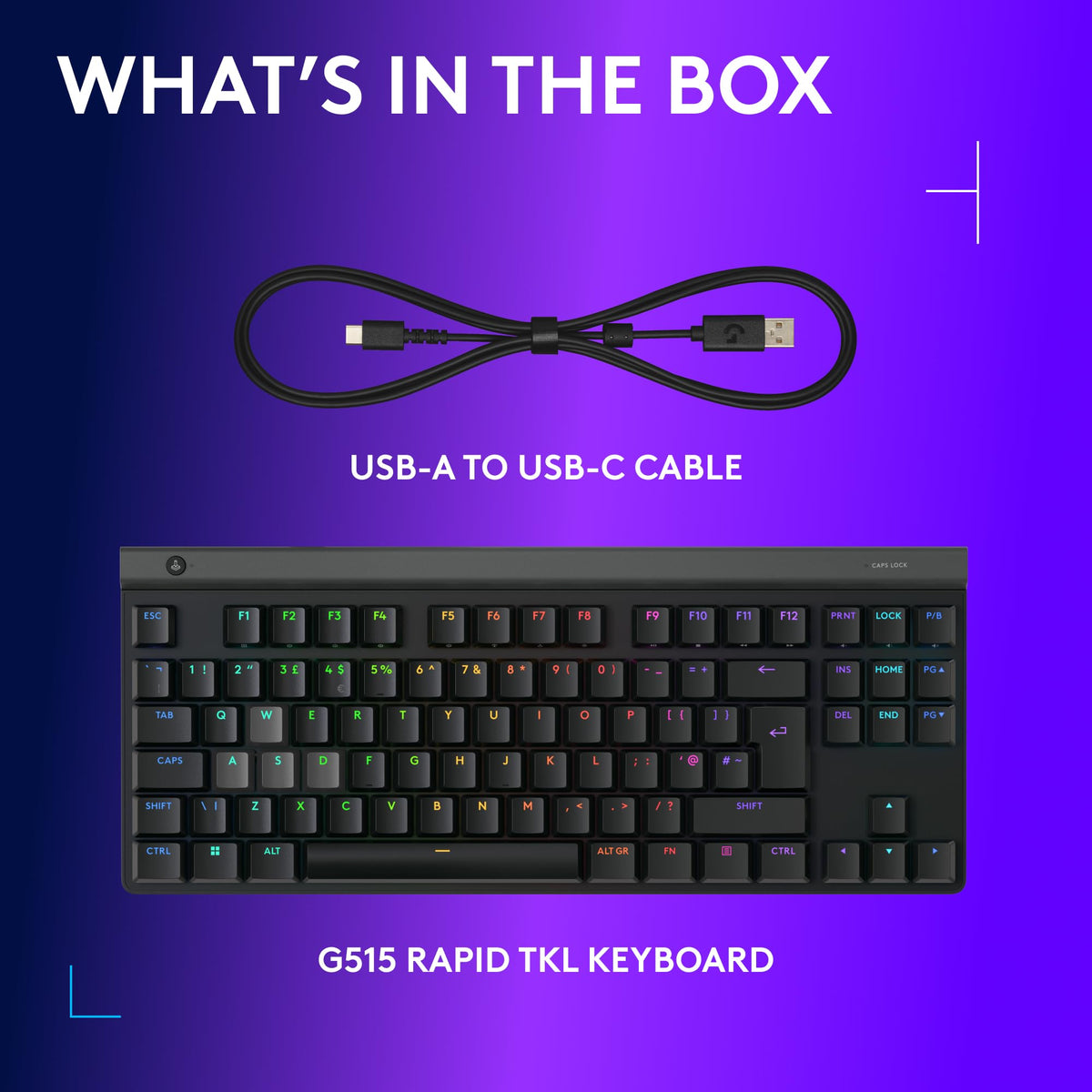 Logitech G G515 LIGHTSPEED TKL Low Profile Wireless Gaming Keyboard