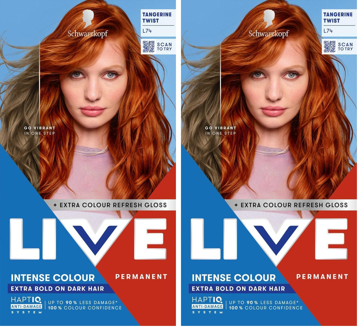 Schwarzkopf LIVE Intense Colour Hair Dye, 099 Deep Black