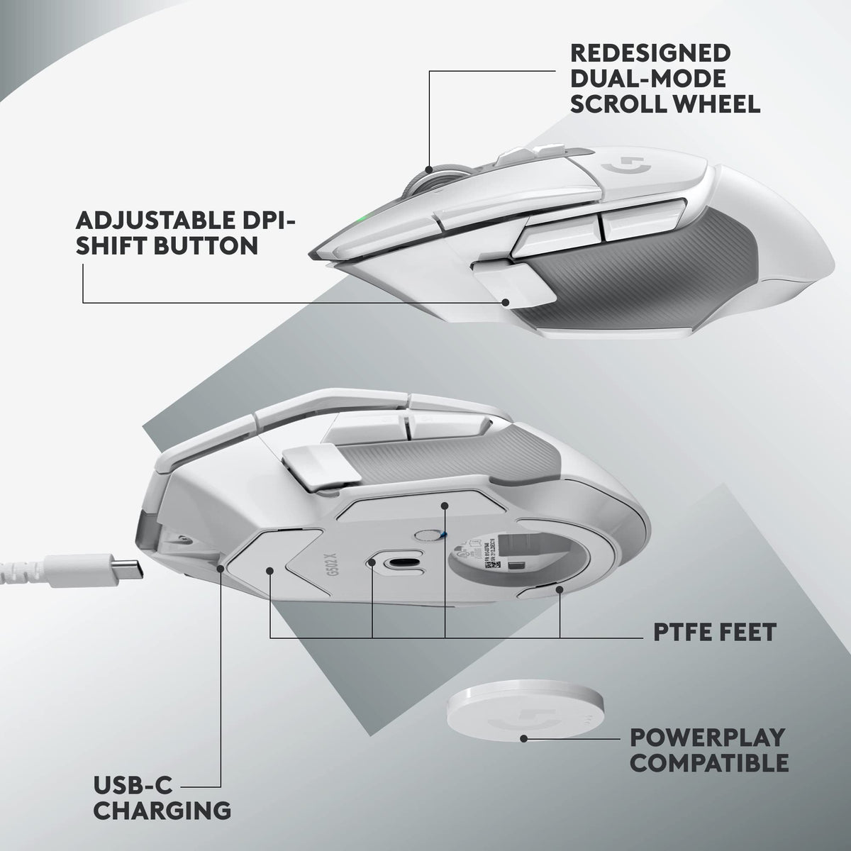 Logitech G G502 X PLUS Lightspeed Wireless RGB Gaming mouse