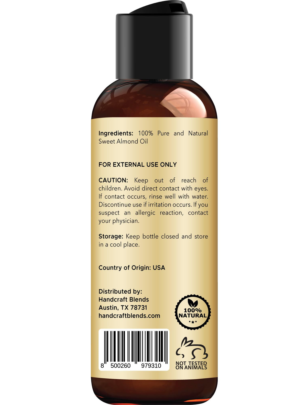 Handcraft Blends Sweet Almond Oil - 118 ml