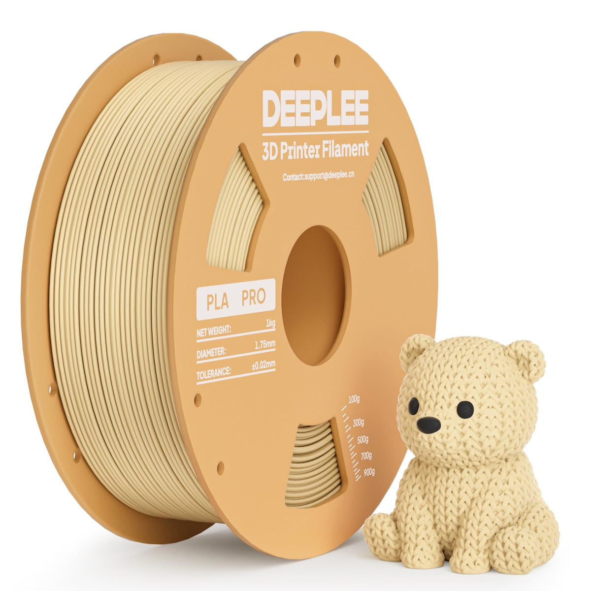 DEEPLEE PLA Filament 1.75mm PLA Pro White*1