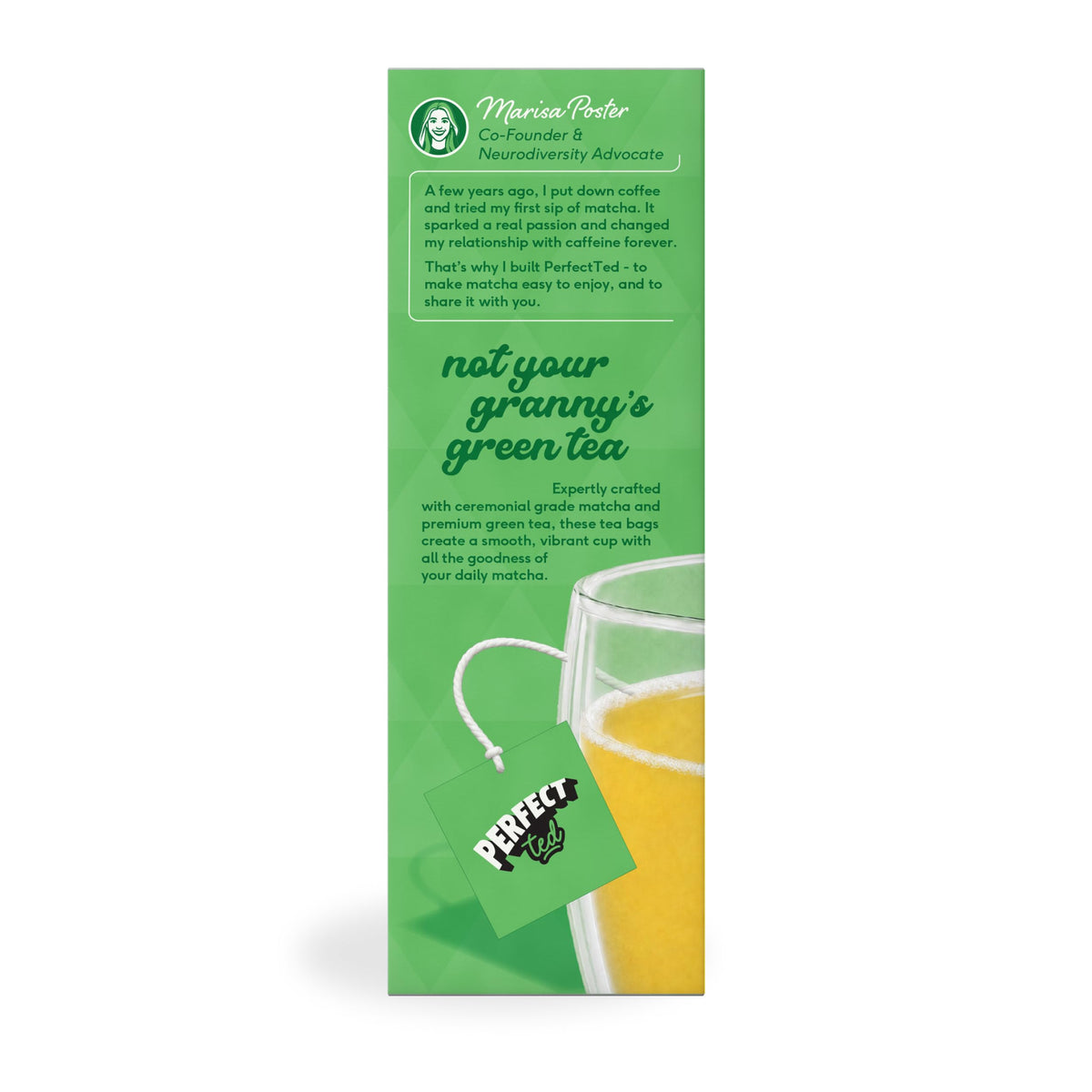 PerfectTed Matcha Powder | Organic Ceremonial Grade Japanese Matcha | 30g