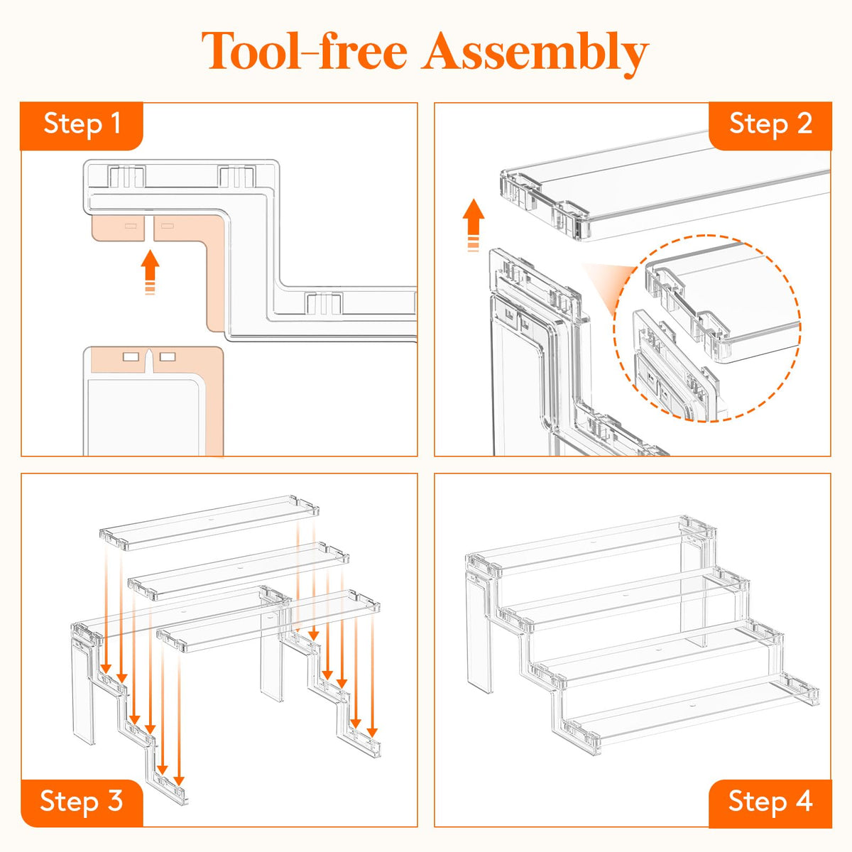 Lifewit 12″ Perfume Stand, Cologne Organiser, Tool-Free Assembly, 1 Pcs