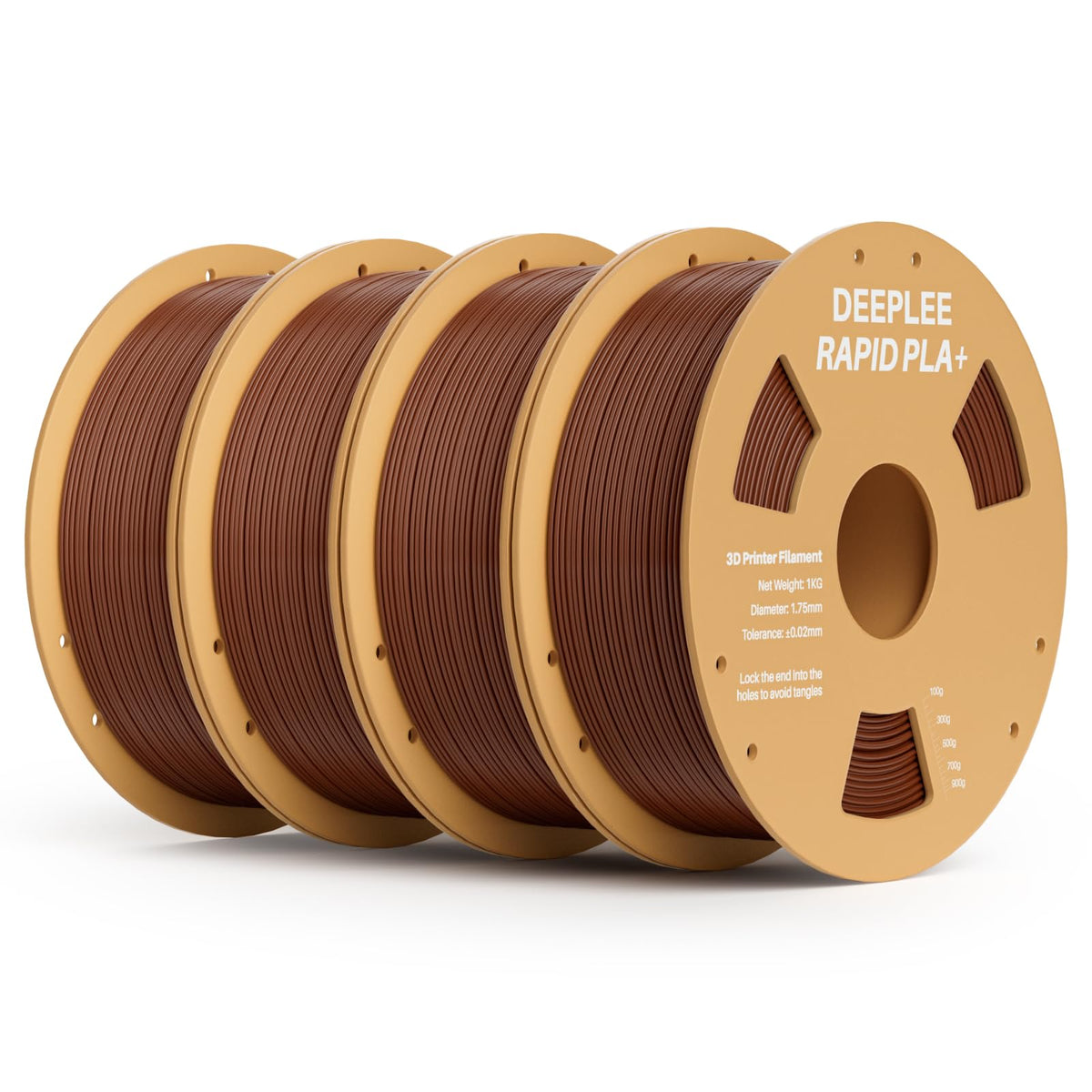 DEEPLEE Rapid PLA Plus Filament 1.75mm Orange 1kg
