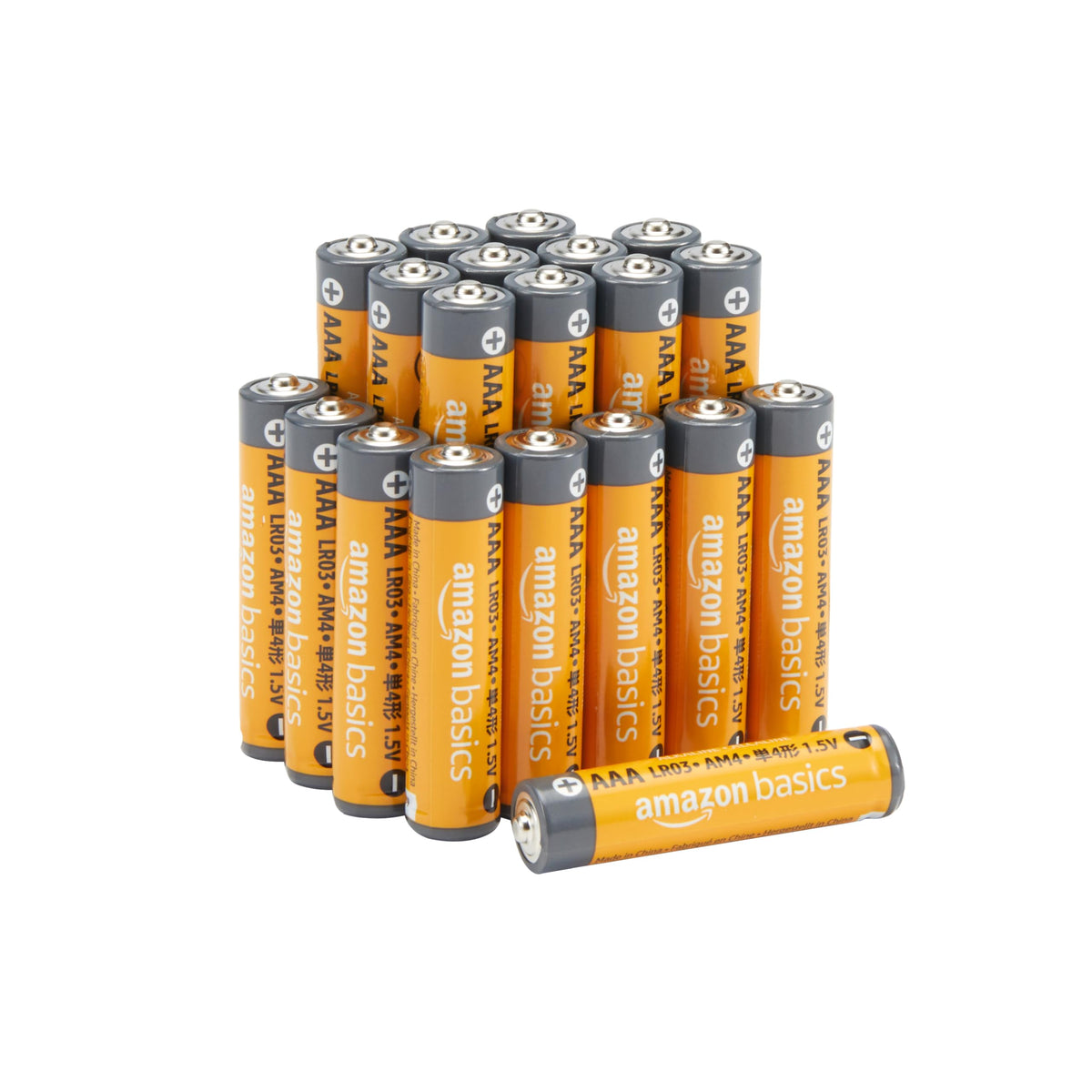 Amazon Basics 100-Pack AA Alkaline High-Performance Batteries, 1.5 Volt, 10-Year Shelf Life