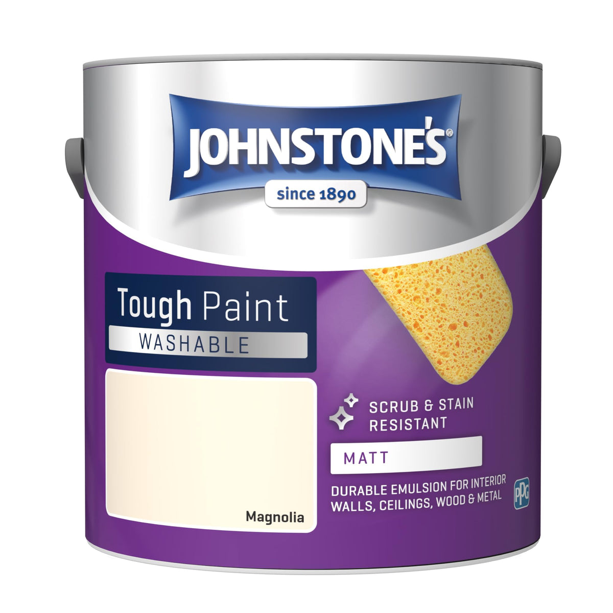 Johnstone's - Washable Matt Wall & Ceiling Paint - Rosebud - 2.5L
